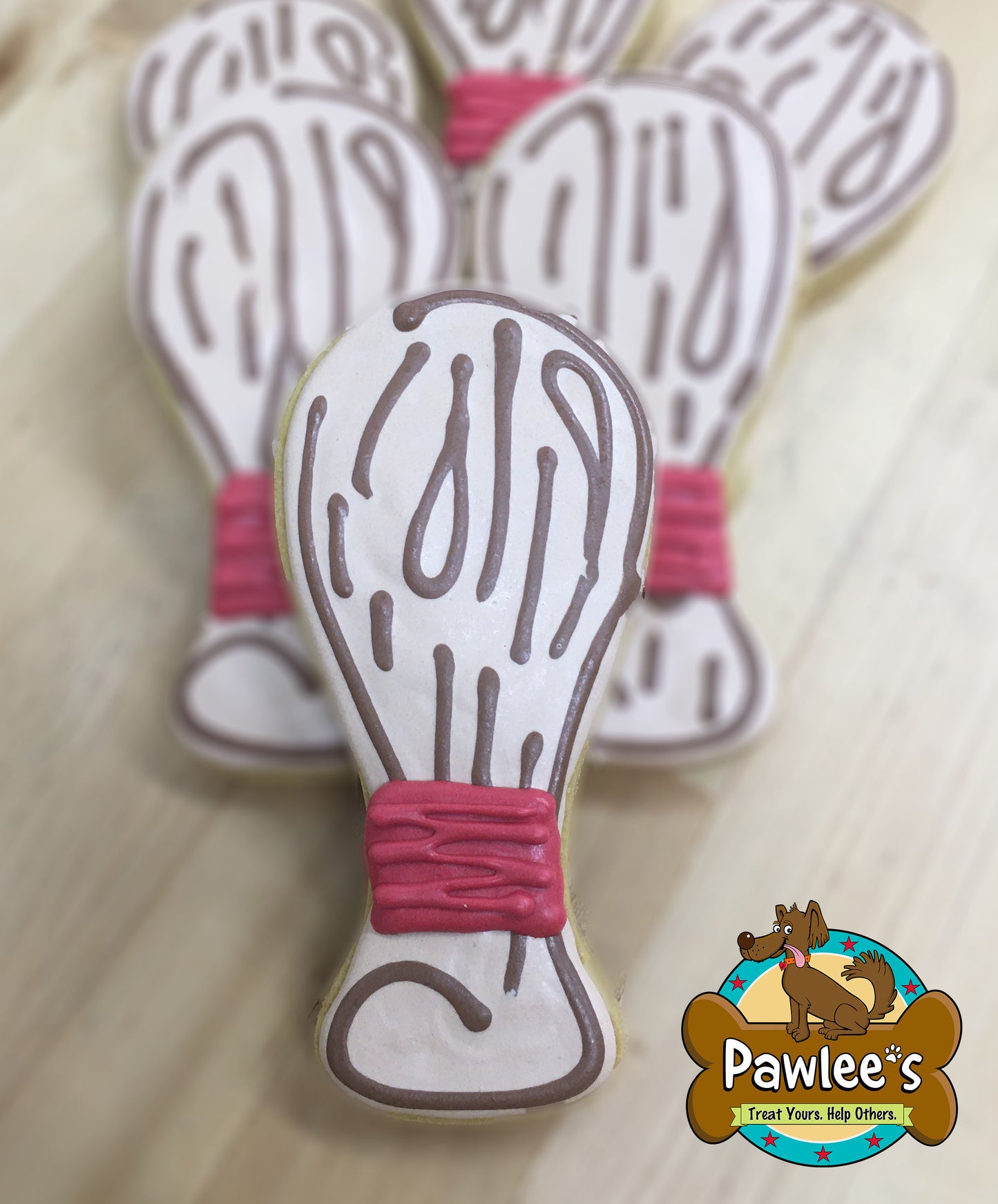 Baseball Bat Cookie 10/Pack