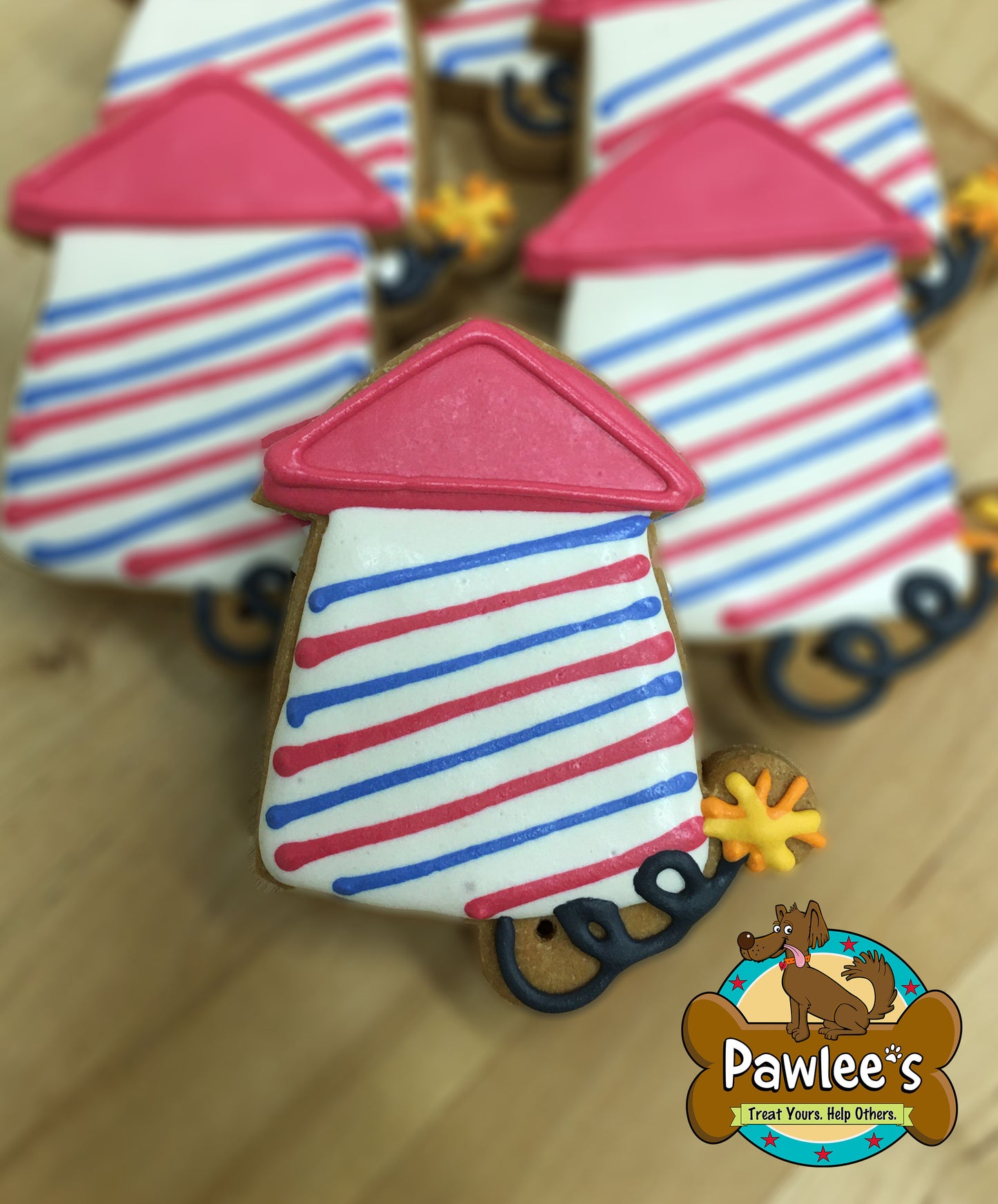Biscuit décoré de pétards 6/pqt