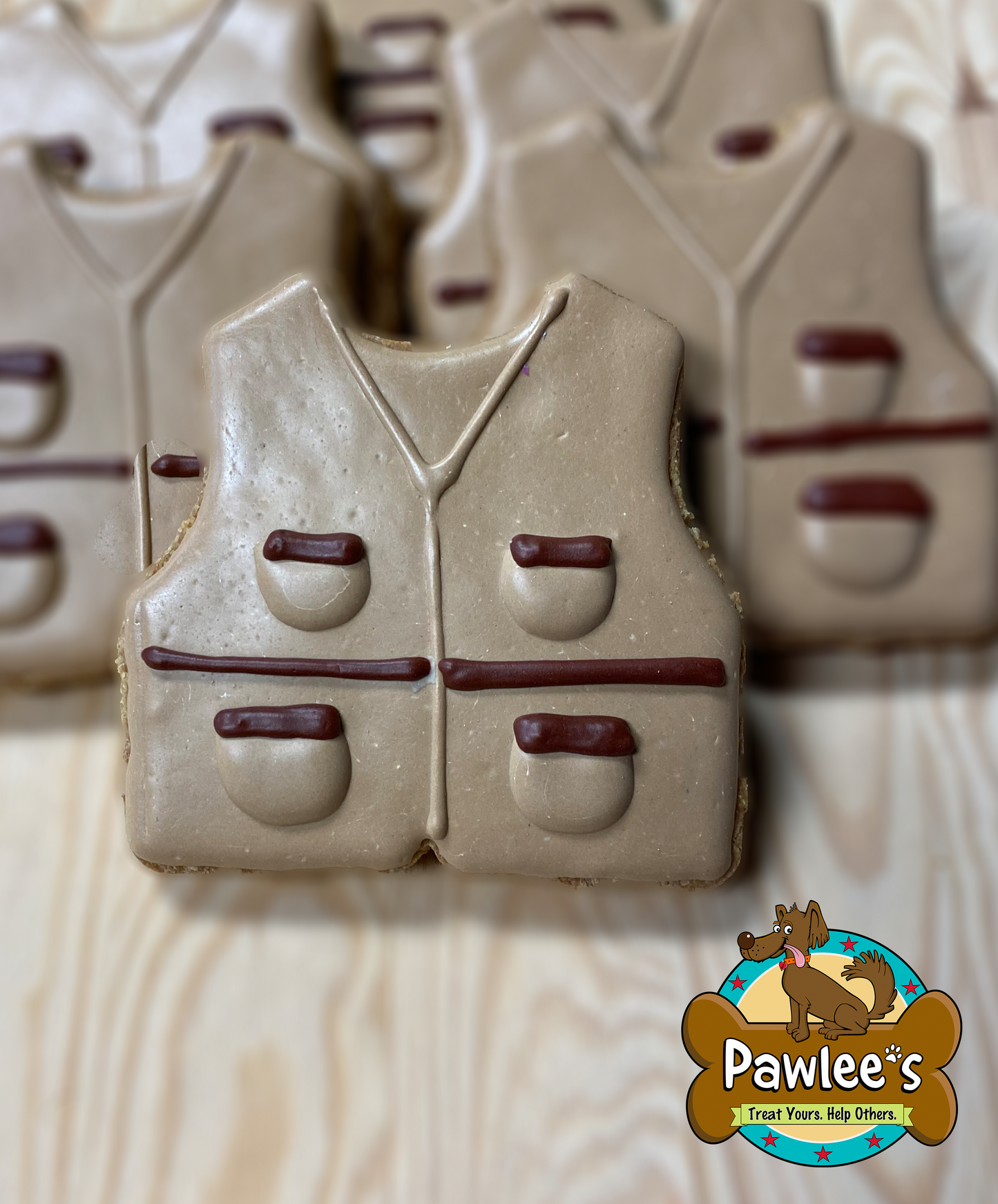 Fisherman Vest Cookie 10/Pack