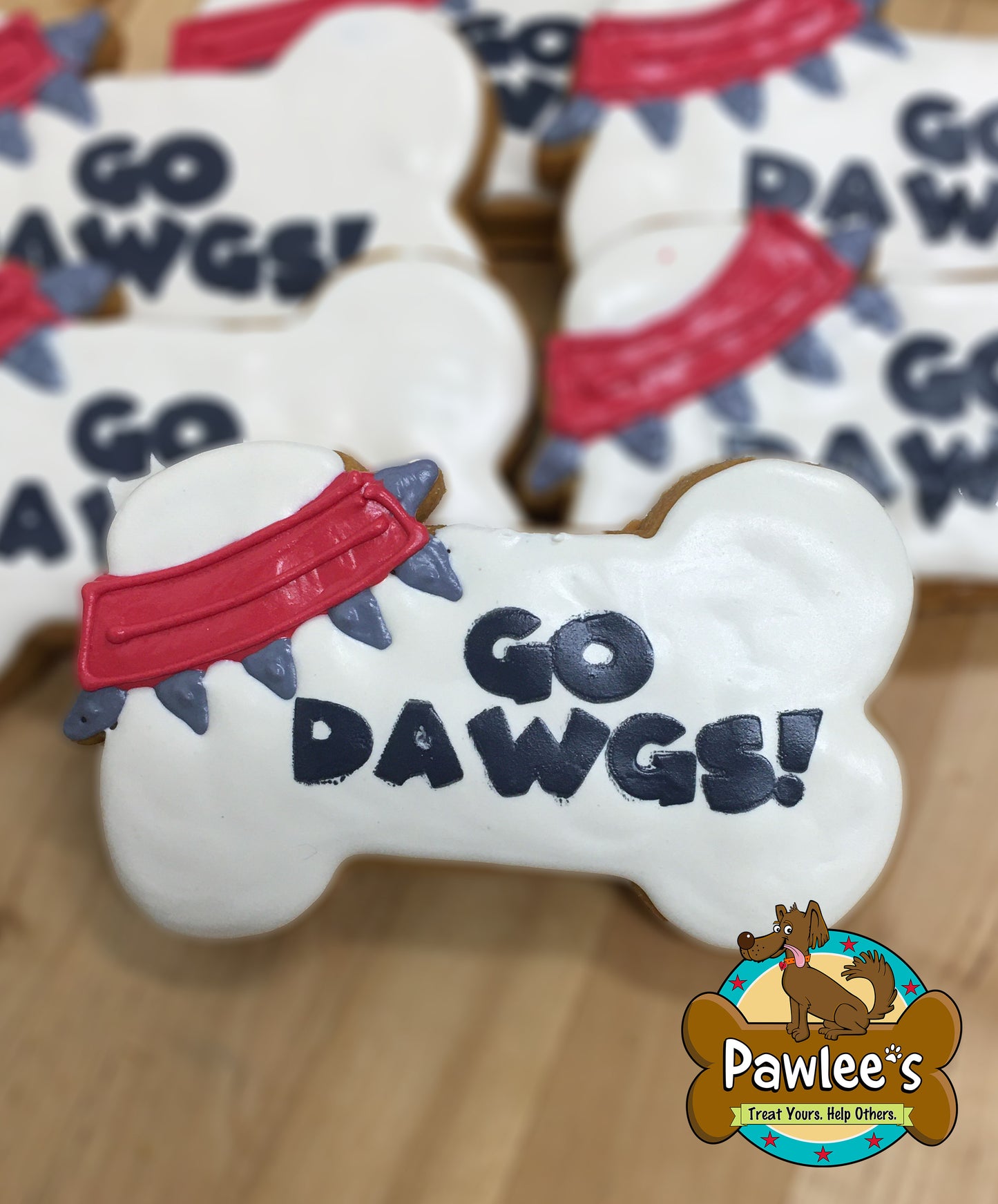 Go Dawgs! Bone Cookie 10/PK