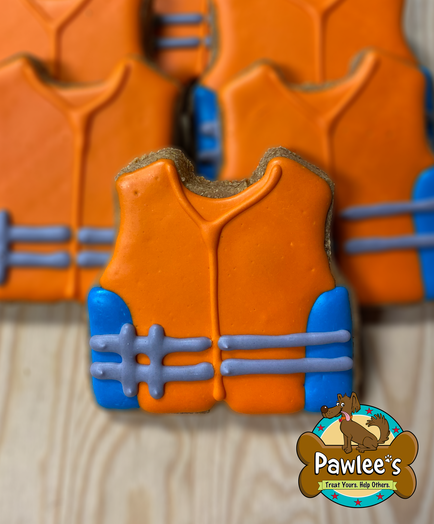 Life Jacket Cookie 10/Pack