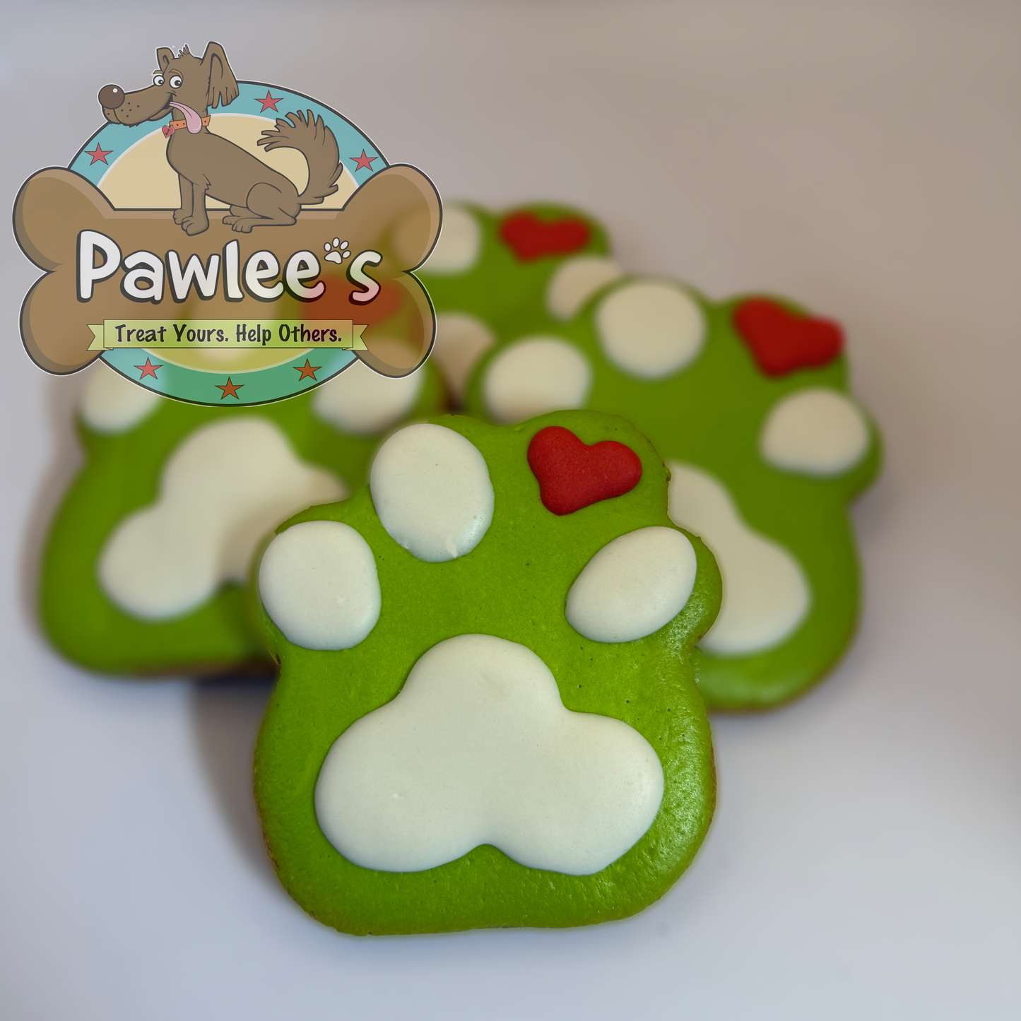 Christmas Paw Cookie 10/Pack