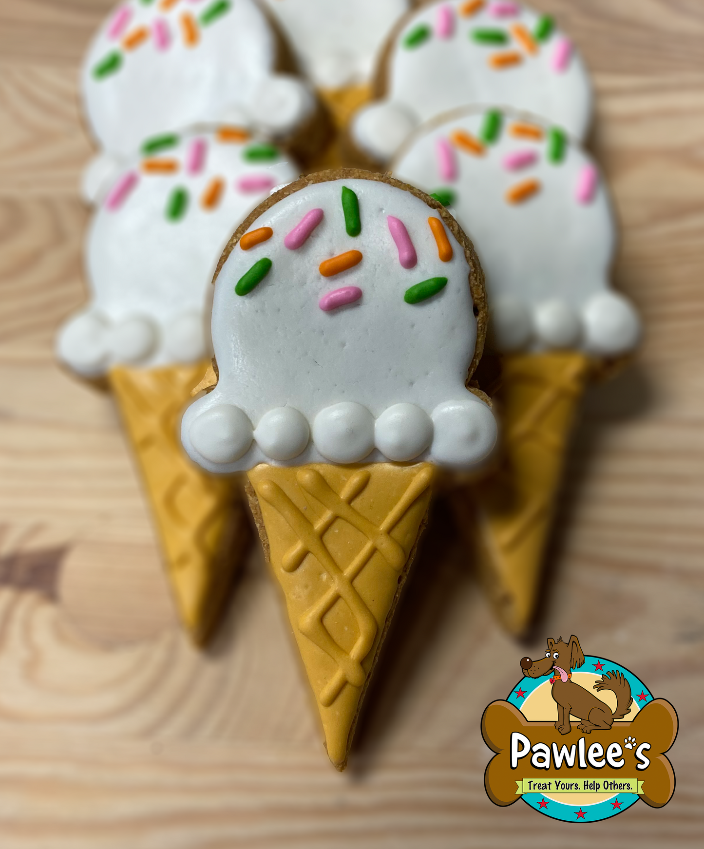 Ice Cream Scoop Cookie 10/Pack