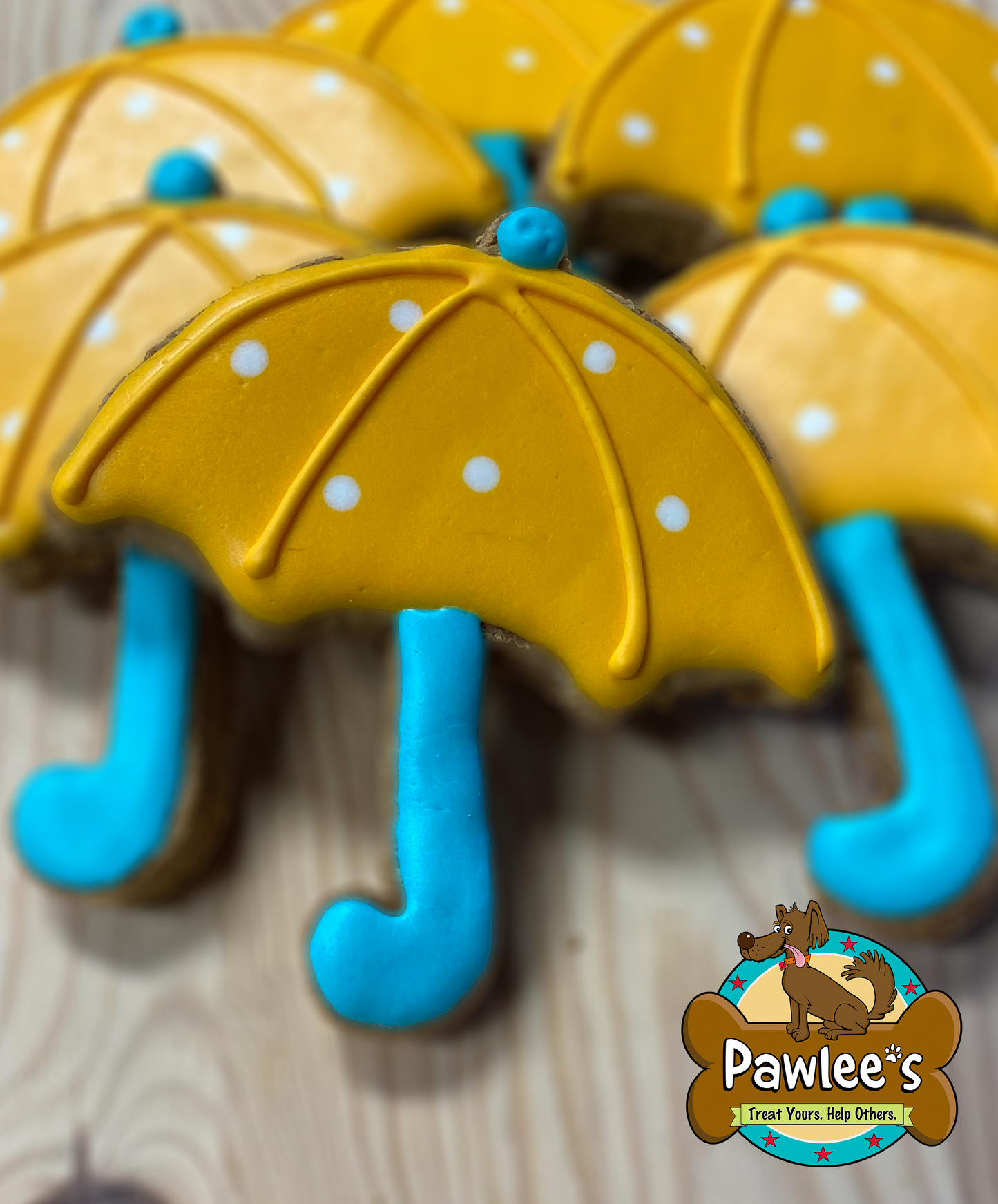 Spring Umbrella Cookie 10/Pack