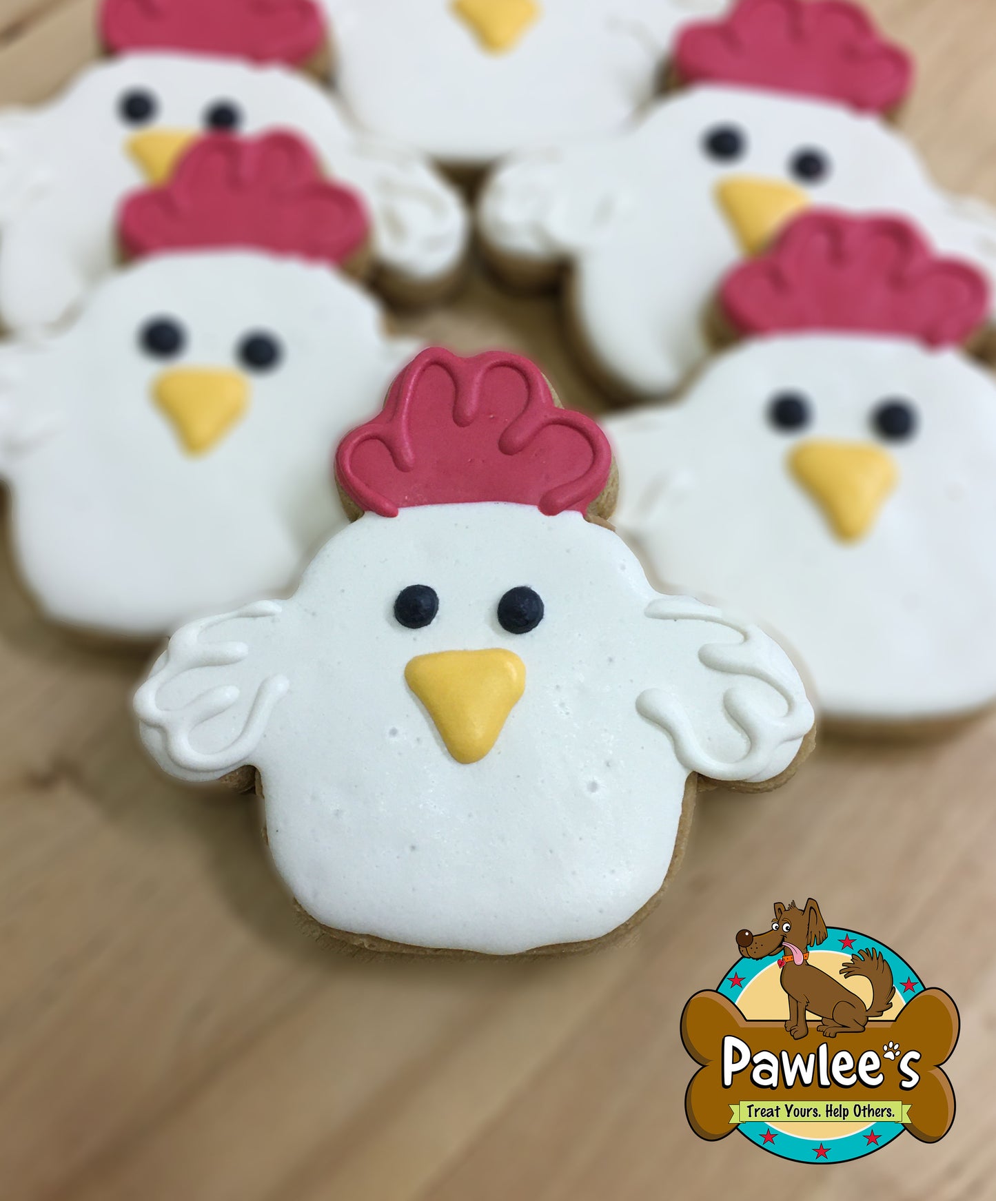 Biscuit au poulet assorti (commande minimum 6 unités)