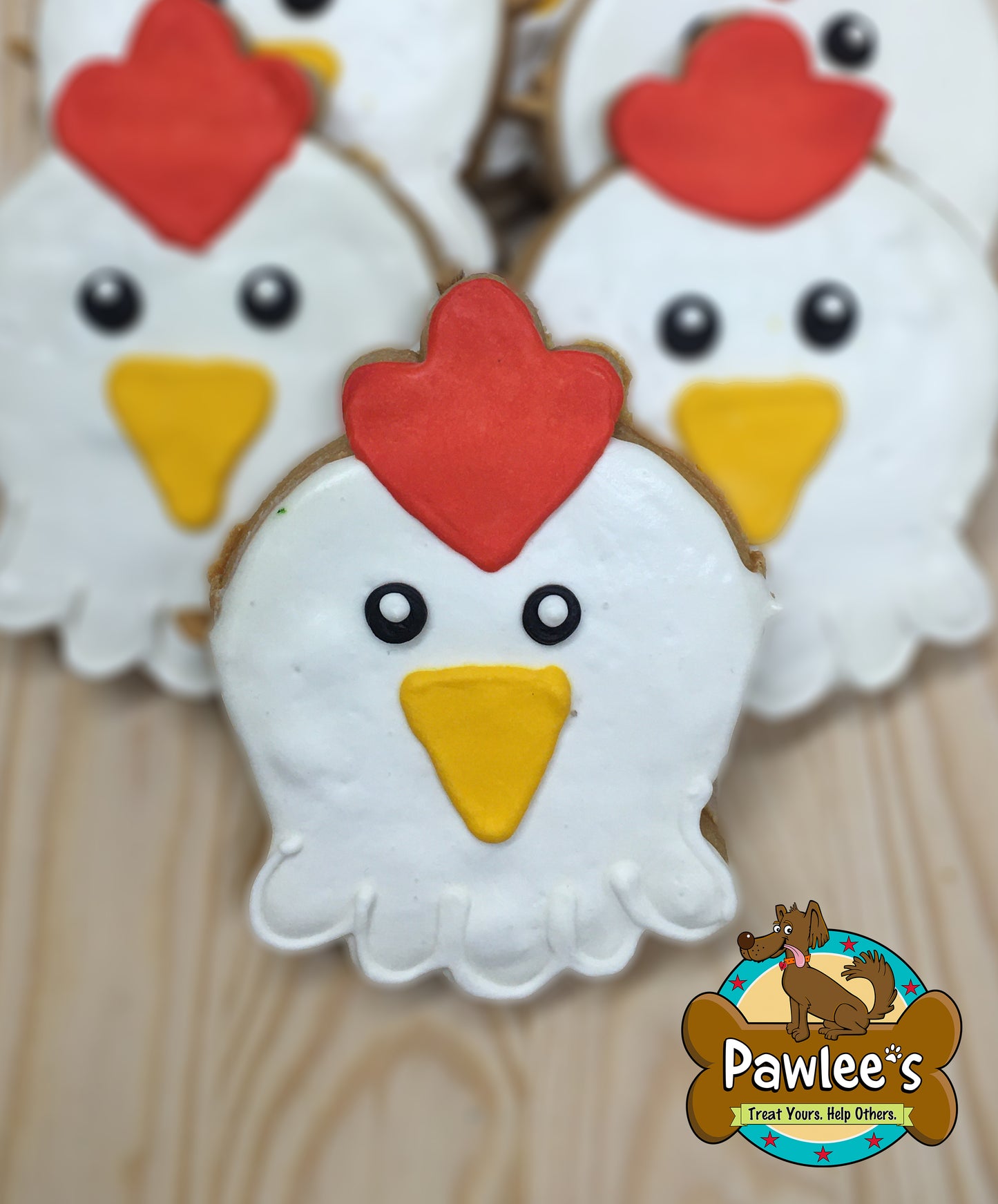 Chicken Face Cookie 10/Pack