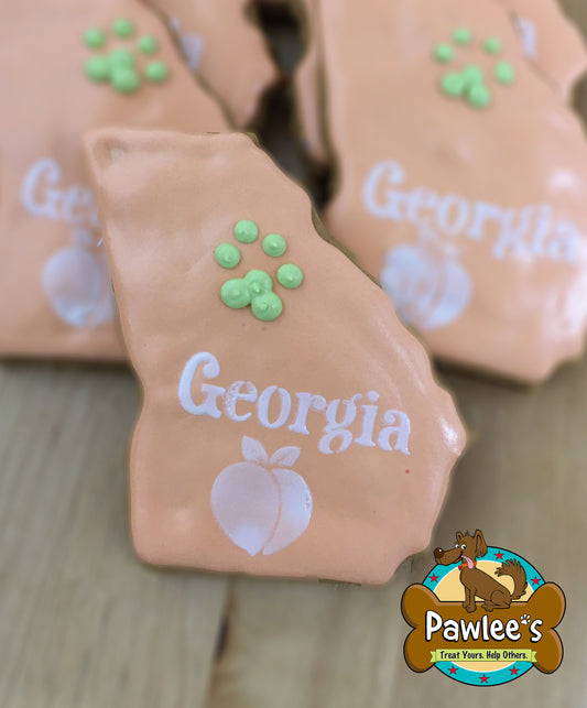 Georgia State Cookie (commande minimum de 6 pièces)