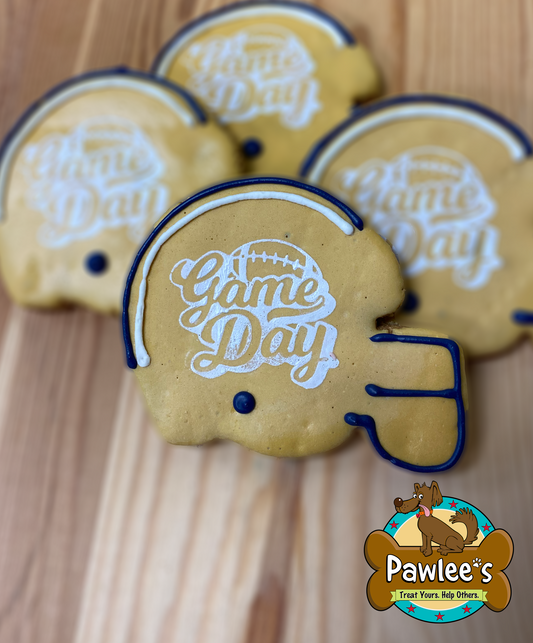 GA Tech Game Day Football Helmet Cookie 10/Pack