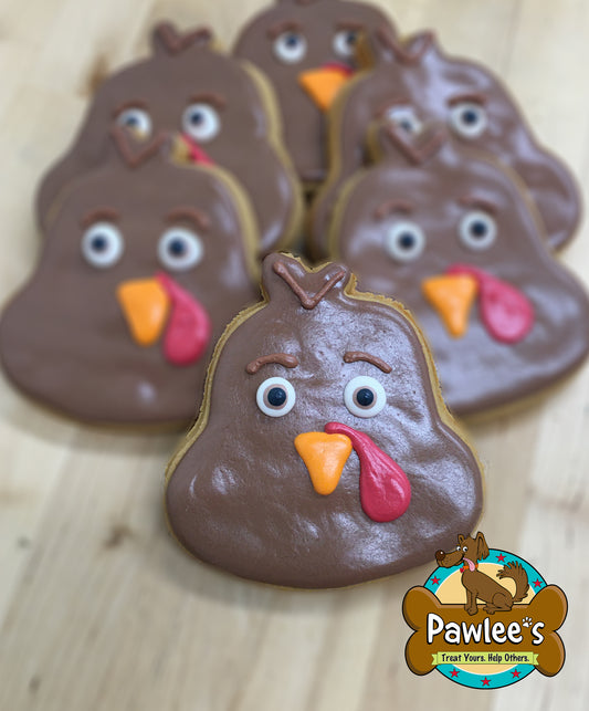 Turkey Face Cookie 4/Pack