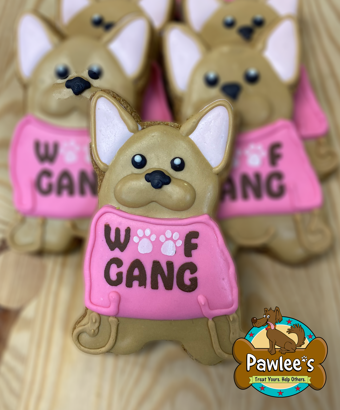 WGB Frenchie with Shirt Cookie 10/Pack