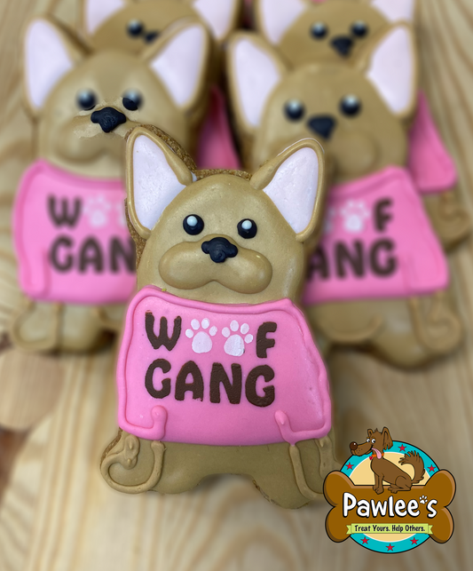WGB Frenchie with Shirt Cookie 10/Pack