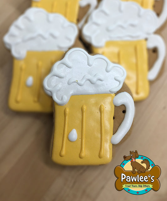 Beer Decorated Cookie 4/Pack