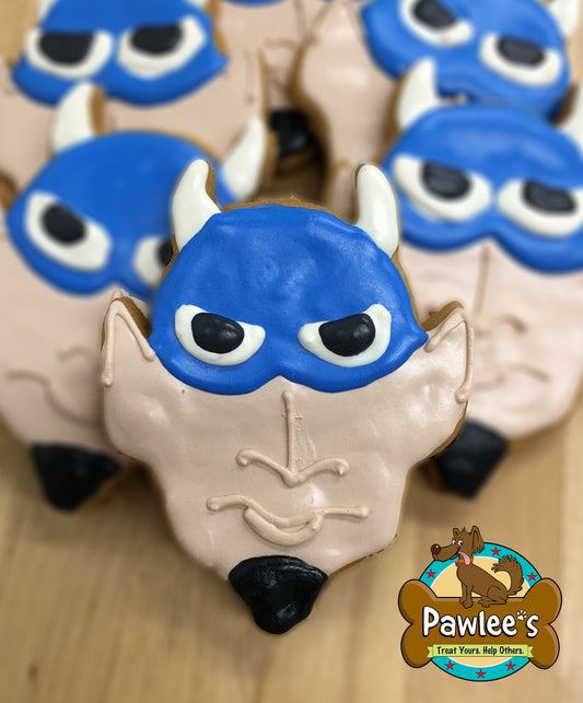 Blue Devil Mascot Cookie 4/Pack