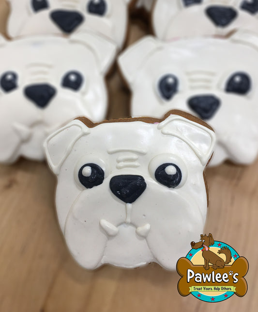 UGA Bulldog Mascot Cookie 4/Pack