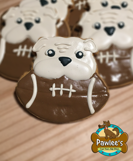 UGA Bulldog Football Cookie 4/Pack