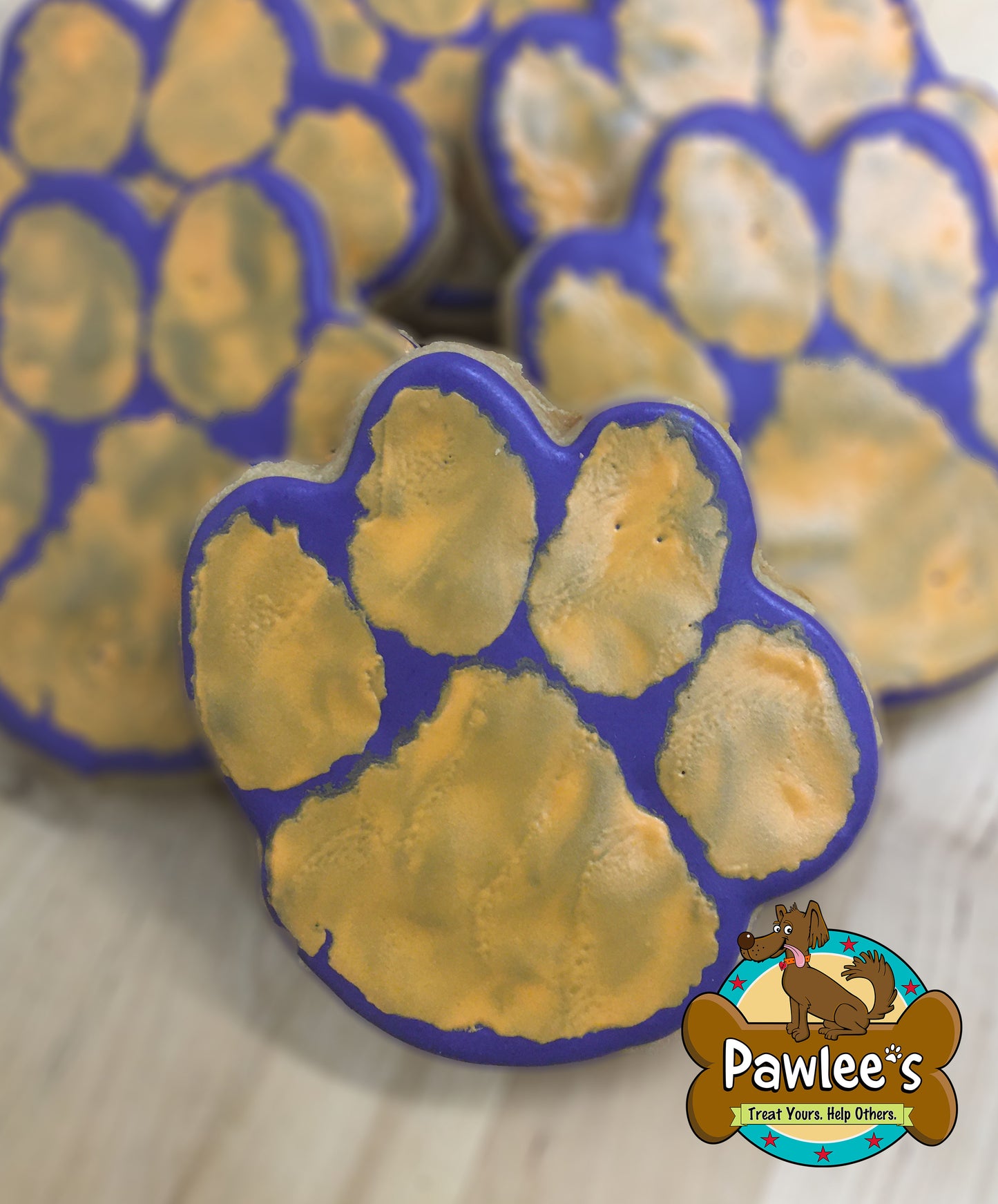 Clemson Paw Cookie 4/Pack