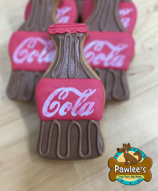 Cola Decorated Cookie 4/Pack