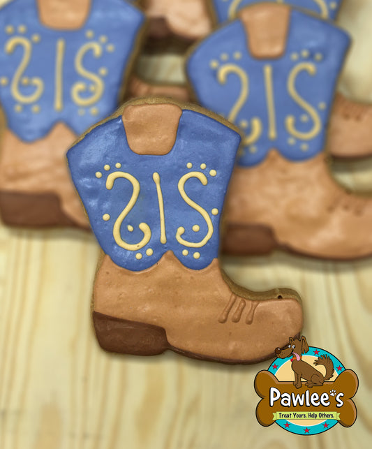 Cowboy Boot Cookie 4/Pack