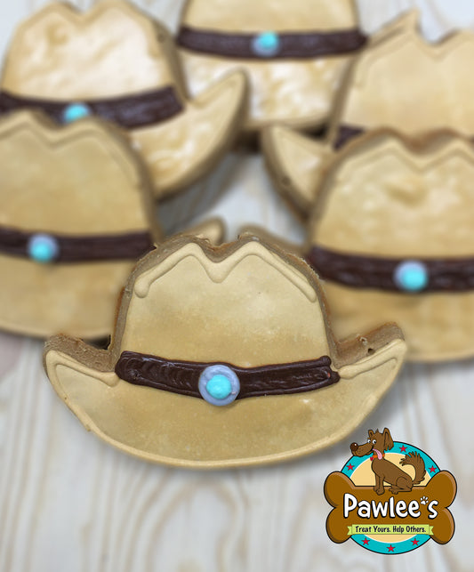 Biscuit au chapeau de cowboy (commande minimum de 6 pièces)