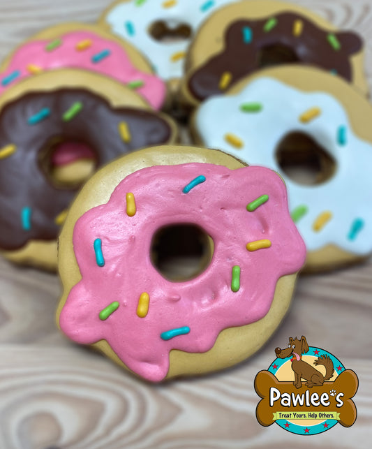 Barkday Donut Cookie 4/Pack