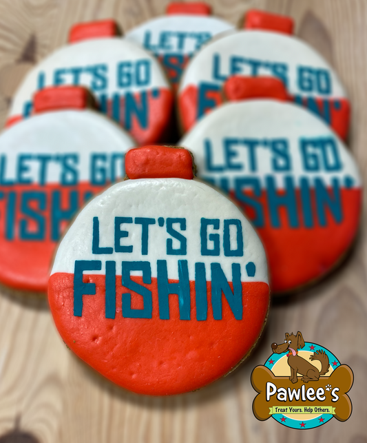 Let's Go Fishn' Bobber Cookie 4/Pack