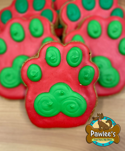 Howliday Paw Cookie 4/Pack