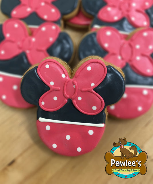 Girly Mouse Cookie 4/Pack