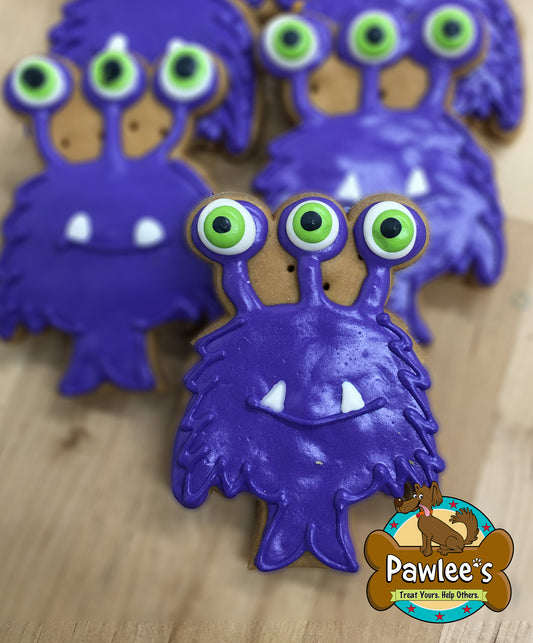 Three Eyed Monster Cookie 4/Pack