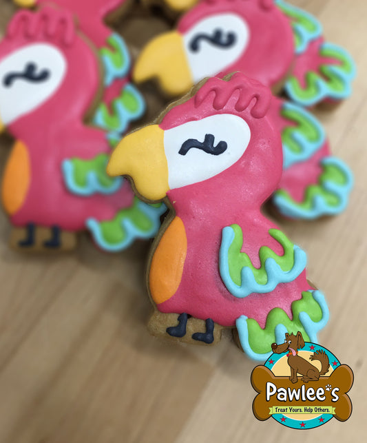 Parrot Decorated Cookie 10/Pack