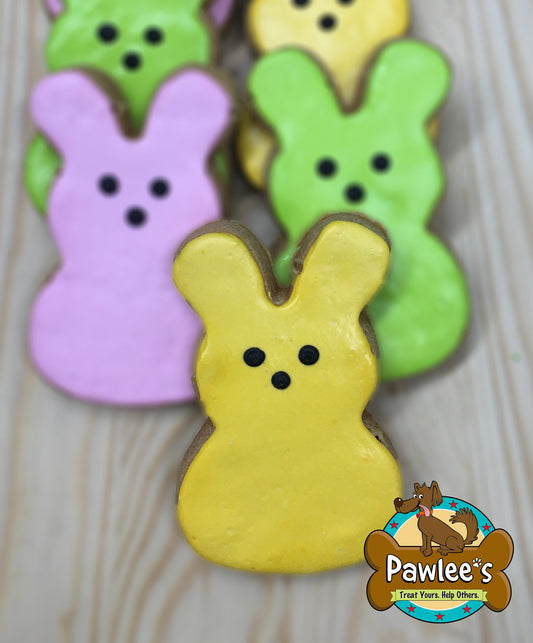 Peep Bunny Cookie (Assorted Colors) 4/Pack