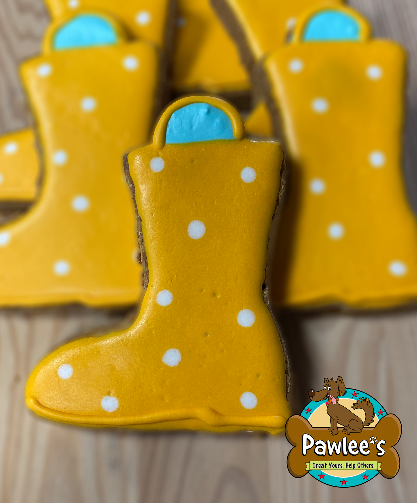 Rain Boot Cookie 4/Pack