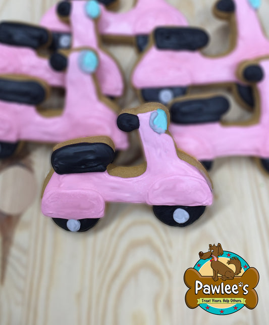 Pink Scooter Cookie (mindestens 6 Stück bestellen)