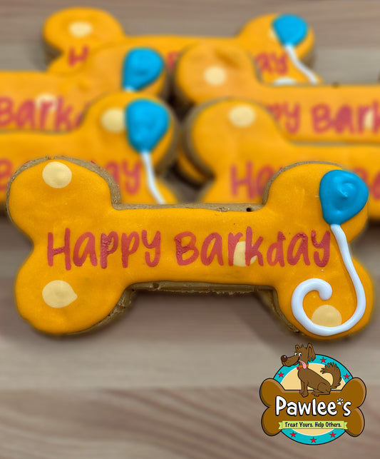 Biscuit aux os Barkday (commande minimum de 6 pièces)