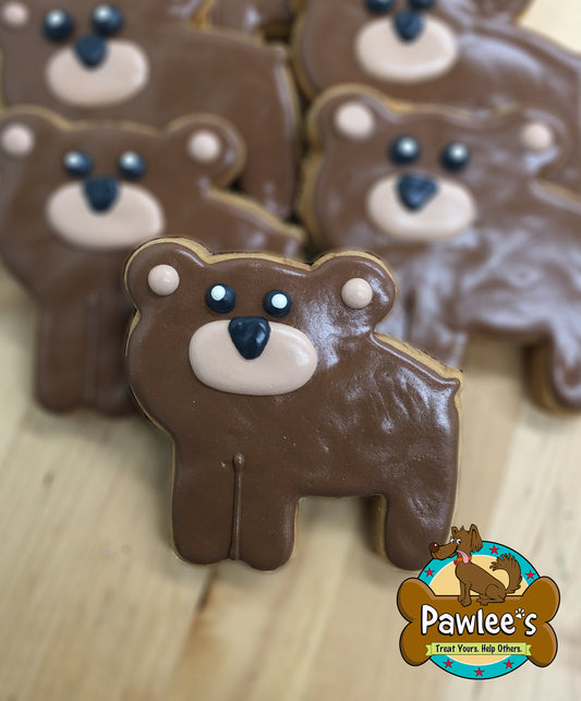 Brown Bear Cookie Assorted 4/Pack