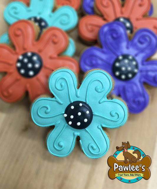 Fall Flower Cookie 4/Pack