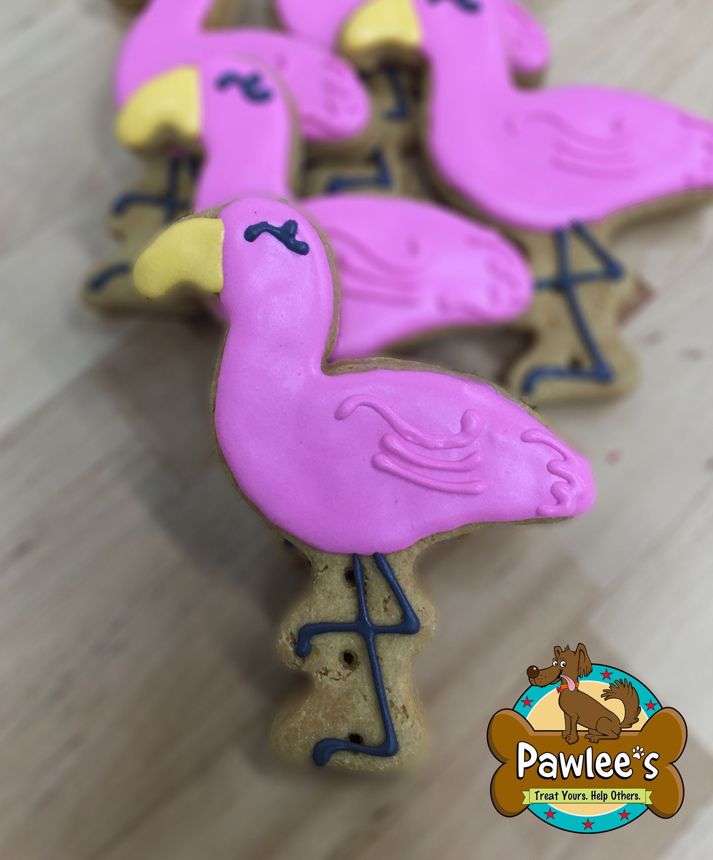 Flamingo Cookie 4/Pack