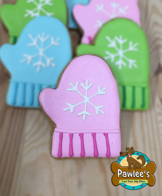 Winter Mitten Cookie 4/Pack