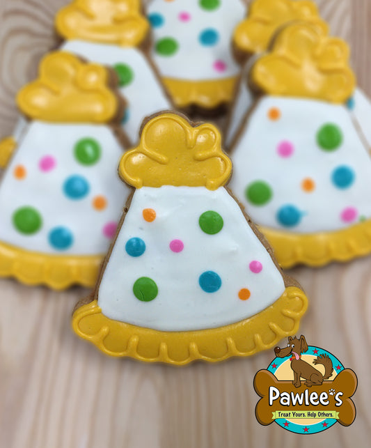 Pawty Hat Cookie 4/Pack