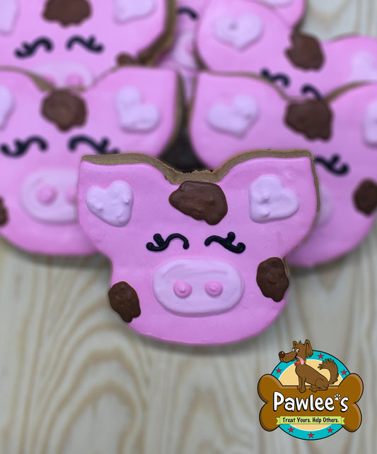 Pig Face Cookie 4/Pack