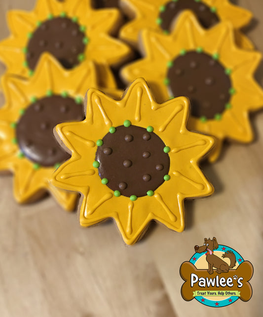 Sunflower Cookie 4/Pack