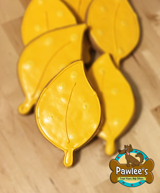 Yellow Leaf Cookie 4/Pack